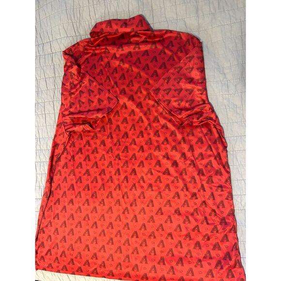 NEW! Budweiser Arizona Diamondbacks Polo Men's XL MLB Baseball Dbacks Print NWOT - Picture 3 of 9
